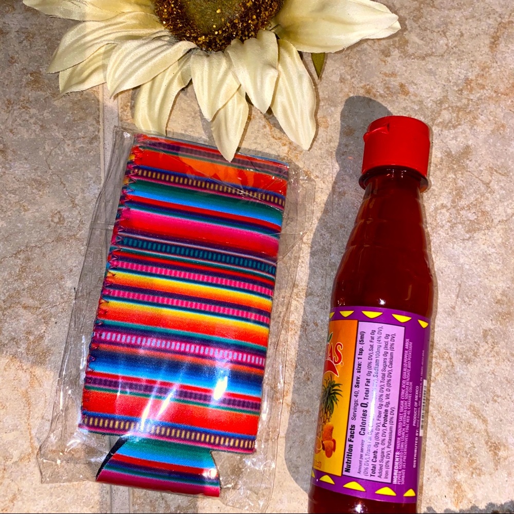 Glass bottle koozie